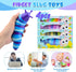 Cevioce 4Pcs Sensory Slug Fidget Toys for Adults & Kids - Cute Autism Sensory Party Favors for 3+ Year Olds (A)