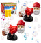 Generic Musical Santa Bubble Blower 2 Pcs Bubble Blowing Santa Bubble Machine with