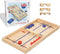 Pinbo Sling Puck Game (18") Premium Wooden Foldable Board | 2 Player