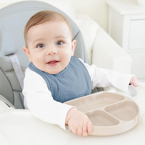 100% 10-Pack Cotton Muslin Baby Bibs Baby Drool Bibs for Unisex Baby Toddlers Infant Newborns Drooling and Teething