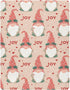 Pfrewn Christmas Crib Sheets for Boys Girls Gnome Cute Elf Heart Joy