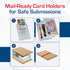 BCW Semi Rigid Card Holder #1, 50 Pack, Semi Rigid Card Sleeves for Grading, PSA Submission Card Savers