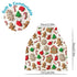 foixnub Baby Car Seat Canopy Covers Gingerbread Man Candy Cane Christmas Cookies Nursing Breastfeeding Cover Multi-use