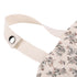 Quilted Baby Wipe Holder, Canvas Floral Quilted Pouch with Hanging Strap, Portable Diaper Wipe Holder for Travel
