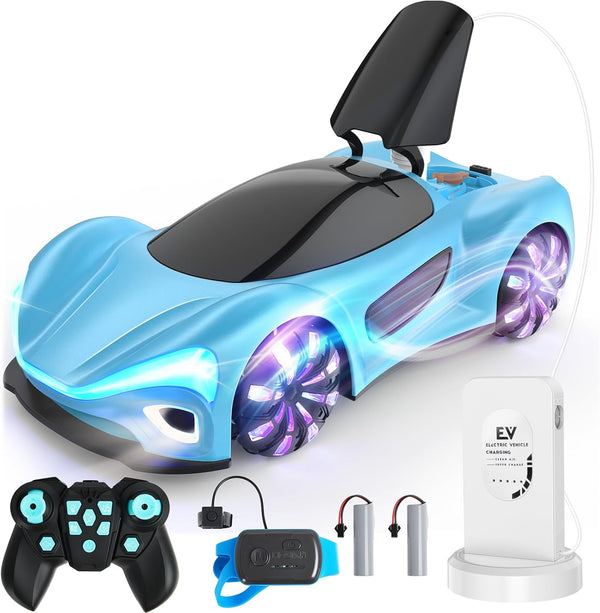 SIMREX Gesture Sensing Remote Control Car with Charging Dock - 360 Rotate