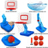 Toddler Basketball Hoop Indoor - Adjustable Mini Basketball Hoop with 4 Balls for Age 1-3, Outdoor Poolside Sport Gift