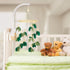 Forest Green Dragon Mobile for Nursery - Leaf Design