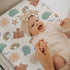 Summer 32''16'' Boho Beach Changing Pad Covers for Baby Girls Boys Retro Seaside Holiday Fitted Change Table Pad Covers