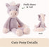 0 15" GUND Take-Along Friends Plush, Penni Pony Stuffed Animal, Toy Horse for Ages and Up, Lilac