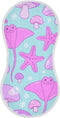 tplaotee Ocean Animal starfishes Purple Pink Cotton Baby burping Cloths Easy Care Baby