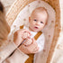 3-Pack Cozy (32" 16") Organic Bassinet Sheets for Girls Stretch, Soft Fitted Bassinet Mattress Sheet x Universal Fit