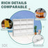 1:12 Scale Dollhouse Bookshelf, Multi-Functional Dollhouse Book Shelf for Displaying Mini Books and Accessories, Great