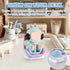Ciunura 10-17cm Doll Car Seat, Car Seat for Dolls, Including Air Vent Clip, Desktop Stand, Adjustable Strap