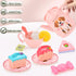 Set 3-8, Lajeje Dog Toys for Kids Plastic Tea Party for Toddlers & Little Girls Ages Puppy-Themed Pretend Play Kitchen