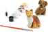 Melissa & Doug Created by Me! Craft Kit - Pet Figurines (Resin Dog and Cat, 6 Paints, Paintbrush)