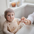 mushie Silicone Baby Feeding Spoons | 2 Pack (Blush/Shifting Sand)