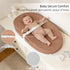 Baby Changing Pad, Waterproof Vegan Leather Wipeable Diaper Changing Pad with Safety Strap Non-Slip Changing Mat