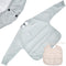 CHILDLIKE BEHAVIOR Baby Smock Bib - Waterproof Travel Buddy, Mess-Proof Feeding -