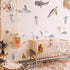 QUCHENG Ocean Wall Decals Marine Animal Boys Bedroom Large Stickers Removable Whale Decor Nursery Kids Room Murals DIY