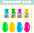 24 JOYIN Pcs Prefilled Easter Eggs Bubble Wands for Kids Party Favors, Basket Stuffers, Toys Inside for Children Fun