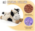 Cuckool Cow Stuffed Animals, Microwavable Stuffed Animals Adorable Fluffy Cow Plush for Warmth & Comfort, Heatable