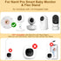 Pyfhy 15.7in 1/4 360 Flexible Baby Monitor Mount Compatible with Nanit Pro Smart Baby Monitor & Flex Stand, Also