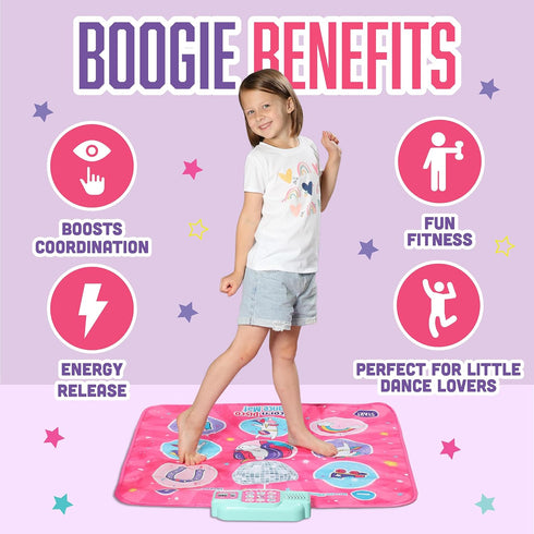 Klevly 6+ 5 5 6 Unicorn Dance Mat for Kids Ages | Plays Levels & Songs | Unicorn Gifts for Year Old Girl | Toys