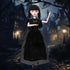 Girls Dolls in Gift Box - 11.5 Inch Black Doll with Black Dress, High Heels & Hair, Gift for Kids & Fans