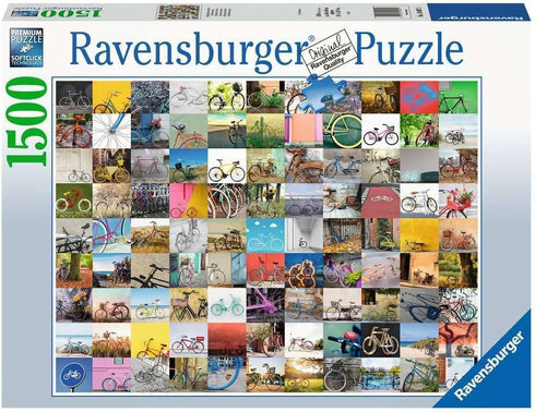 Ravensburger 99 Bicycles 1500 Piece Puzzle for Adults | Unique Piece Design | Precision Fit | FSC-Certified Materials