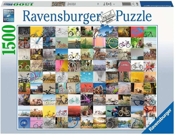 Ravensburger 99 Bicycles 1500 Piece Puzzle for Adults | Unique Piece Design | Precision Fit | FSC-Certified Materials