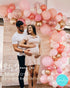 Soonlyn 140 Pack Rose Gold Balloons, 12 Inch Gold & Pink, Pink Confetti Arch Kit for Showers