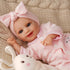 12 Inch Set 3+ BABESIDE Lifelike Reborn Baby Dolls Realistic Baby Doll Sweet Full Vinyl Real Life Baby Dolls Cute Girl