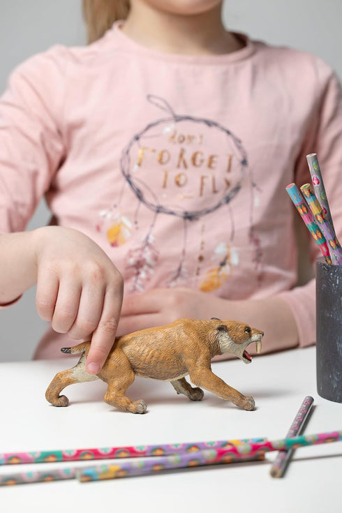Papo Smilodon Saber-Tooth Cat, 6.5 Inch