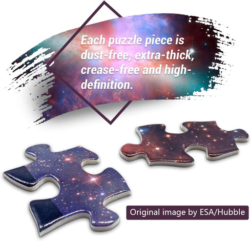 Space Puzzle 1000 Pieces - Adult Solar System Galaxy Jigsaw Puzzle, Hubble-Westerlund 2 Planets Star Nebula Universe