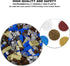 300 Pcs Classic Building Bricks, Light Gray Bulk Bricks, Creative Building Block Toys Compatible with Major Brands for