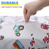 VitalCozy 4 Set 52 28 8 Inches Pcs Construction Truck Crib Sheet Baby Sheet Newborn Bedding Nursery Crib Sheets