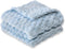 HOMRITAR Baby Blanket 3D Jacquard Fluffy Fuzzy for Boys Girls, Soft Warm Cozy Flannel Fleece, 30 x 40 Inch, Blue