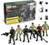 Baimiby 6 4-7, Army Men Toy Soldiers, Pcs Army Men Action Figure for Boy US Army Men and SWAT Team Toy with Military