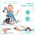 3 Pcs Car Seat Toys for Babies 0-6 Months, Black and White Hanging Rattle Toys for Crib Mobile, Infant Sensory