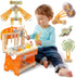 Kids Tool Bench with 39 Accessories, 6 Tools, Multi-Function Educational Workbench Gift for Boys, Girls Age 2-5