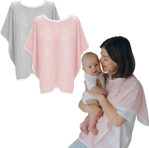 Droowel Wearable Burp Cloths for Parents - Extra Soft, Absorbent, and Waterproof Garment