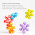 Ubbi Joinibble Teether for Babies, Food-Grade Platinum Silicone, Soothes Teething and Massages Gums, BPA and PVC-Free