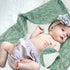 Set Sage Minky Toddler Blanket and Nursing Pillow Cover