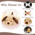 Pack 21.5 Inches, 2.3 lbs WEIGEDU Weighted Puppy Dog Stuffed Animal Plush Toy for Kids and Adults with Embroidered Eyes