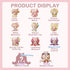 BEEMAI 1 Moni cat Kitten Office Series Blind Box Single Box (Contains Figure), Cute Figures Collectibles