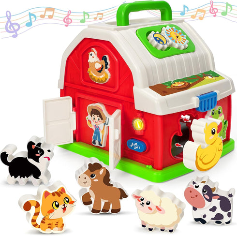 Montessori Toys for 1 2 3 Year Old Boys Girls, Musical Barn