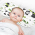 YETTASBIN Panda Muslin Baby Burp Cloth, Super Soft Absorbent Cotton Burp Rag Baby Bibs Feeding Cloth for Newborn Boys