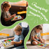 GNAYUIJ 1 2 3 1+ Busy Board Montessori Toys for Years Old Toddler,Wooden Sensory Educational Fidget Board Toy with Led