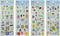 3D Cartoon Teeth Stickers, 12pcs Cute Tooth Paper Stickers for Kids Scrapbook