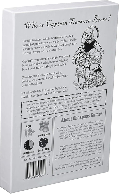 Captain Treasure Boots 2nd Edition Game